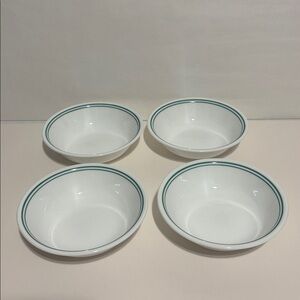 Vintage Set of 4 Corelle Corning Ware 5 3/8” Berry Bowls USA Rosemarie